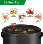 10 Gallon Potato Grow Bags, Planter Pouch Bags for Vegetables, Fruits and