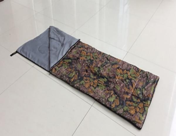 170t Envelope Folding Outdoor Sleeping Bag Terylene Camouflage Cloth Outdoor