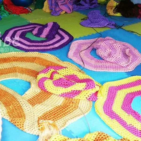 Haiber Rainbow Rope Mesh Perfect Indoor Rope Adventure for Kids' Training and Climbing Needs