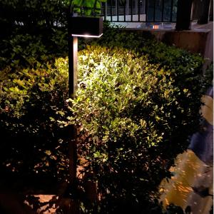 Wholesale No Cable LED Bollard Garden Lights DC 5V Solar Powered Pathway Lights from china suppliers