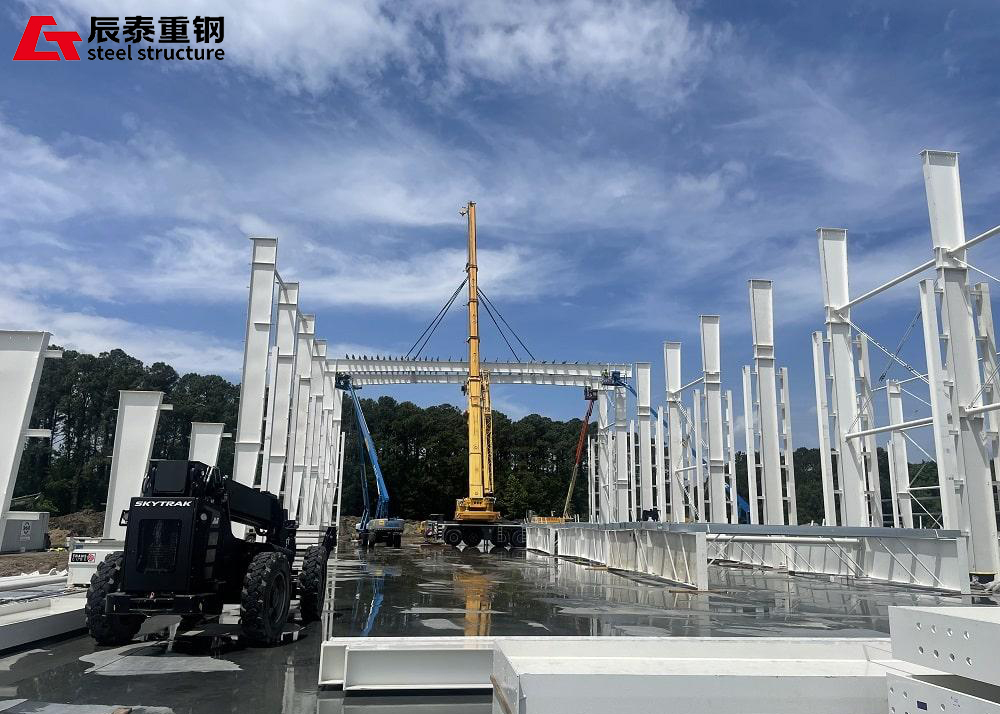 Prefabricated Building Construction Steel Structure Large Span Eco Friendly