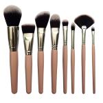 Elegant Pink Makeup Brush Thick Aluminum Tube Durable Cosmetic Brushes