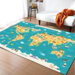 Colorful striped checkered new large carpet supply wholesale feather ins style