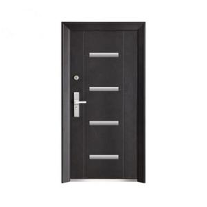 Wholesale Security Steel Entry Doors , Exterior Entrance Door With Aluminium Strip from china suppliers