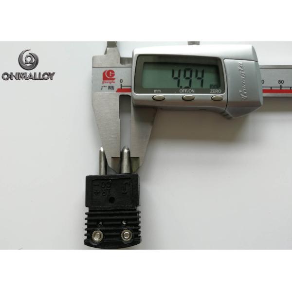 Round Pin Thermocouple Type J Middle Size Connector Thermometer Plug Same as OME*A Connector