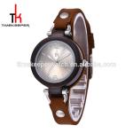 Fashion design 32mm ladies watch Leather strap Sunshine dial best gift watch for