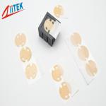 Light Amber 1.8W Phase Changing Materials Thermal Conductive Pad For Car Battery