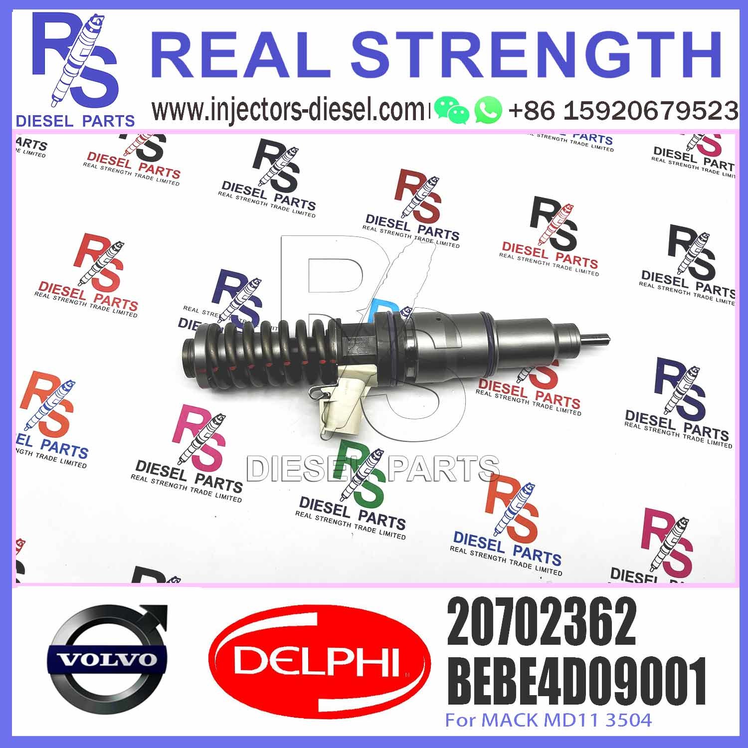 Diesel inyector Fuel Injector Electronic Unit Injectors nozzle Bebe4d09001 20702362 For Md11 3504