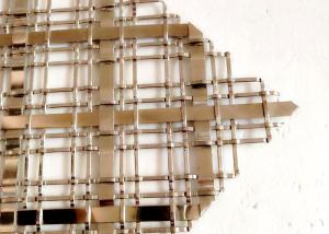 Wholesale Popular Cabinets Decorative Wire Mesh Made In Stainless Steel Flat Wire from china suppliers