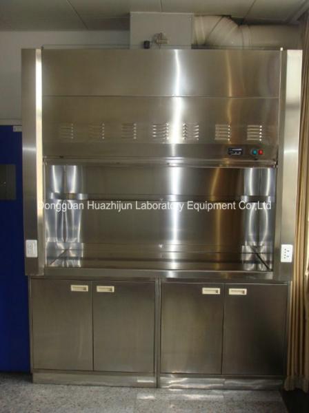Chemical Resistant Lab Fume Cupboard Stainless Steel Structure Epoxy Resin