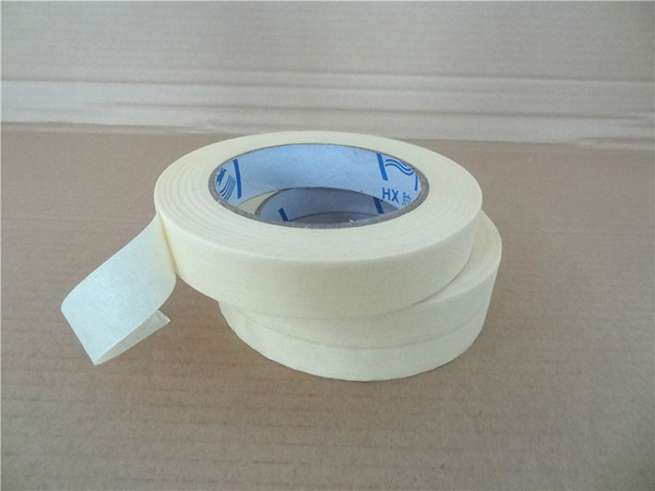 Black Colored Masking Tape , Painters Crepe Paper Masking Tape 60 Degree Saving