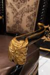 Home Goods Dining Chair French Dining Chair Armrest Leather Dining Chair TV-028A