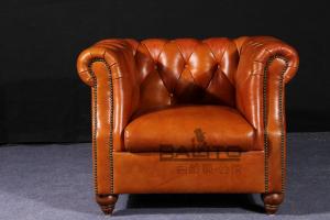 Wholesale antique style leather sofa,#K602B from china suppliers