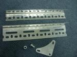 Household Slotted Angle Steel Rack Light Duty Metal Storage Racks For Garage