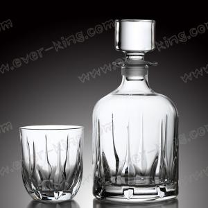 Wholesale ISO9001 750ml Clear Embossing Whiskey Empty Bottle from china suppliers