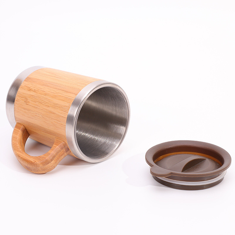 Premium Bamboo Thermos With Tea Infuser For Loose Tea 12oz - Tea Gift Set - Insulated Water Bottle/Iced Coffee Tumbler - Unique Gifts For Women, Gifts