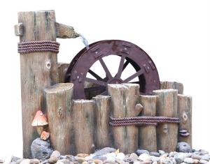 Wholesale Water Wheel Decorative Outdoor Tiered Water Fountains Easy Install from china suppliers