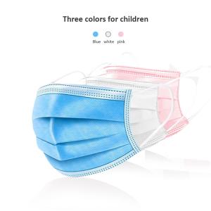 Wholesale Outdoor Baby 3 Ply Face Mask , Triple Layer Surgical Mask Antibacterial from china suppliers