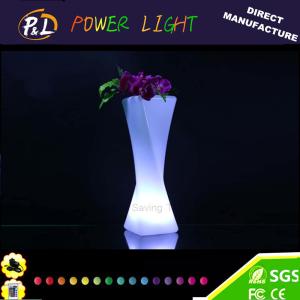 Wholesale Home Furniture Decorative Lighting Vase Plastic LED Flower Vase from china suppliers