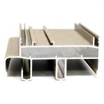6063 T3 T8 Aluminum Window Profiles Beige Powder Coated Surface