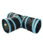 Pet Cat Tunnel Supplies Cat Ring Paper Three-Way Tunnel Cat Toy Drill Climbing