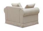 American style Linen fabric upholstery classic 1-seater sofa,lounge chair,living