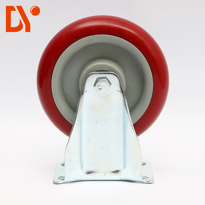 Heavy Duty Nylon 4 Inch Swivel Casters Simple Design For Lean Pipe Equipment