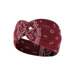 Fashion Women Head Scarves Wide Elastic Headbands With Heat Transfer Logo