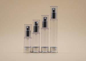 Wholesale Clear Airless Spray Bottle Aluminum Pump Silk Screen Printing / Hot Stamping Surface from china suppliers