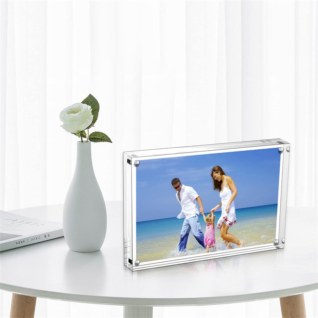 Clear Magnetic Acrylic Poster Frame Perspex Photo Frames Acrylic Block