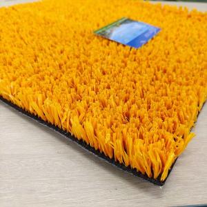 Wholesale 20mm Pile Height Customizable Multi-Purpose Yellow Artificial Fake Grass Used For Tennis And Other Sports from china suppliers
