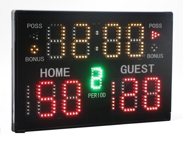 Customized Shape Indoor Stadium Sport Soccer Baseball Digital Scoreboard with 24