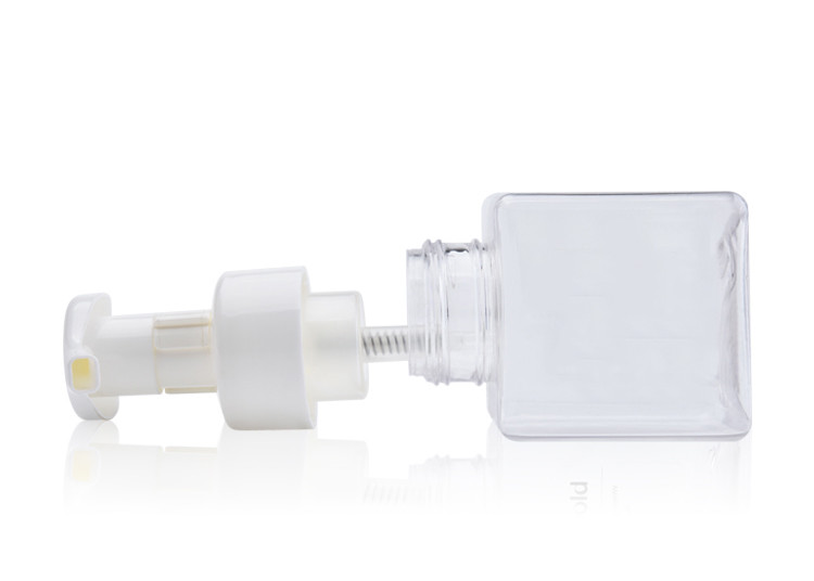 Clear White Foaming Soap Pumps Lightweight 40/410 Secure Clip