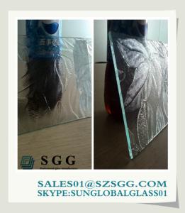 Wholesale frosted patterned glass 3mm-6mm for home decoration from china suppliers