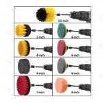 22 Pcs 310g Electric Drill Cleaning Brush for Bathroom Surfaces Tub Tile And