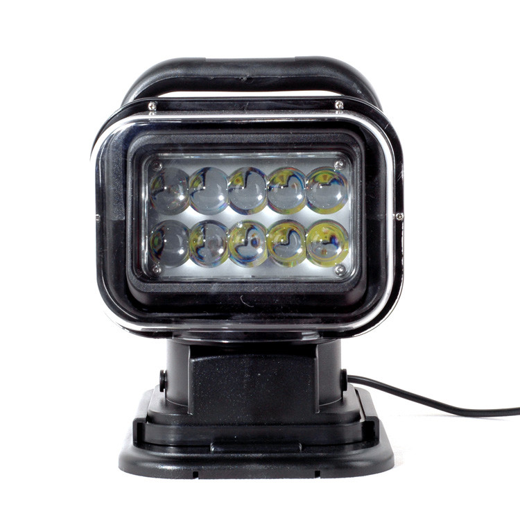 50 Watt high intensity LEDs, LED Work Light ,With remote control & a car cigarette lighter LED Search light with 7 inch