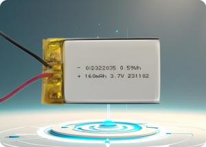 Wholesale OiD322035-160 Lithium Polymer Battery 3.7V 160mAh 1C Discharge 500 Cycles from china suppliers