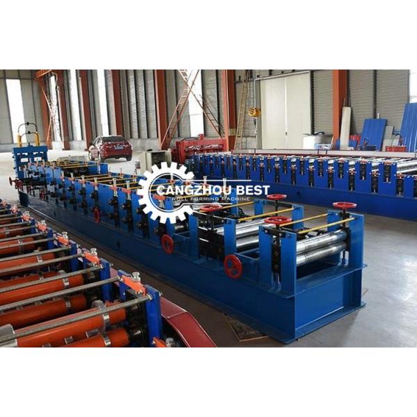 Galvanized Coil Material C Shape Purlin Roll Forming Machine