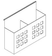 Wholesale suspended steel pen box for workstation,#F5 from china suppliers