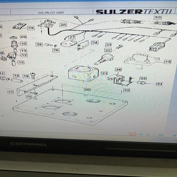 Gs Pilot Unit For Sulzer Projectile Loom ;Mro Supplies For Weaving Factory