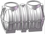 1000 Liter Septic Tank Mold Strong Impact Resistance