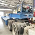 3 Axles 50-80tons Utility Cargo Trailer Tractor Lowbed Trailer Trailer Sidewall