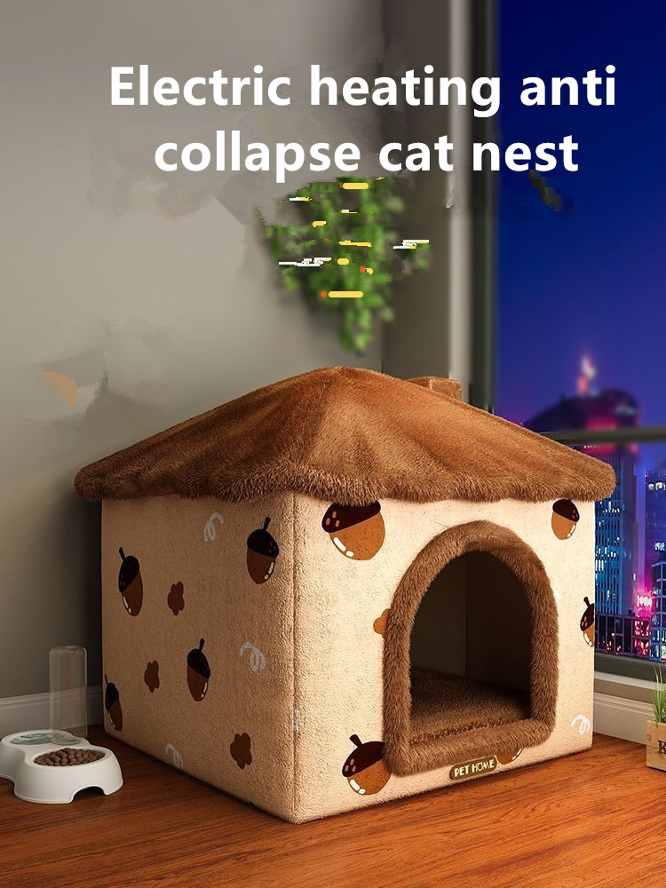 indoor heated cat house