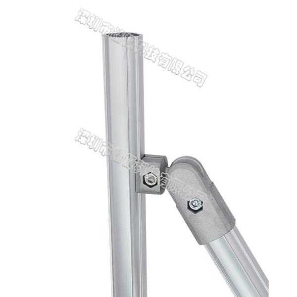 Industrial Aluminum Tube Fitting 360 Degree With Flexible Swivel / Claw / Round