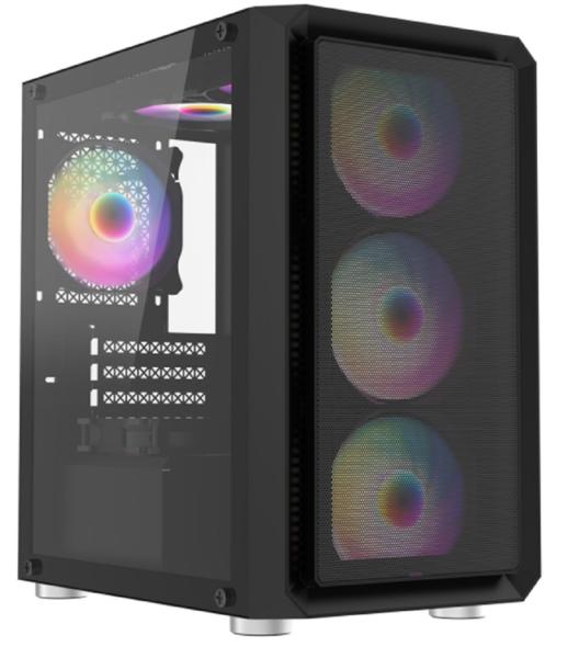 Compact Gaming Case Supporting Small Motherboards And Flexible Cooling