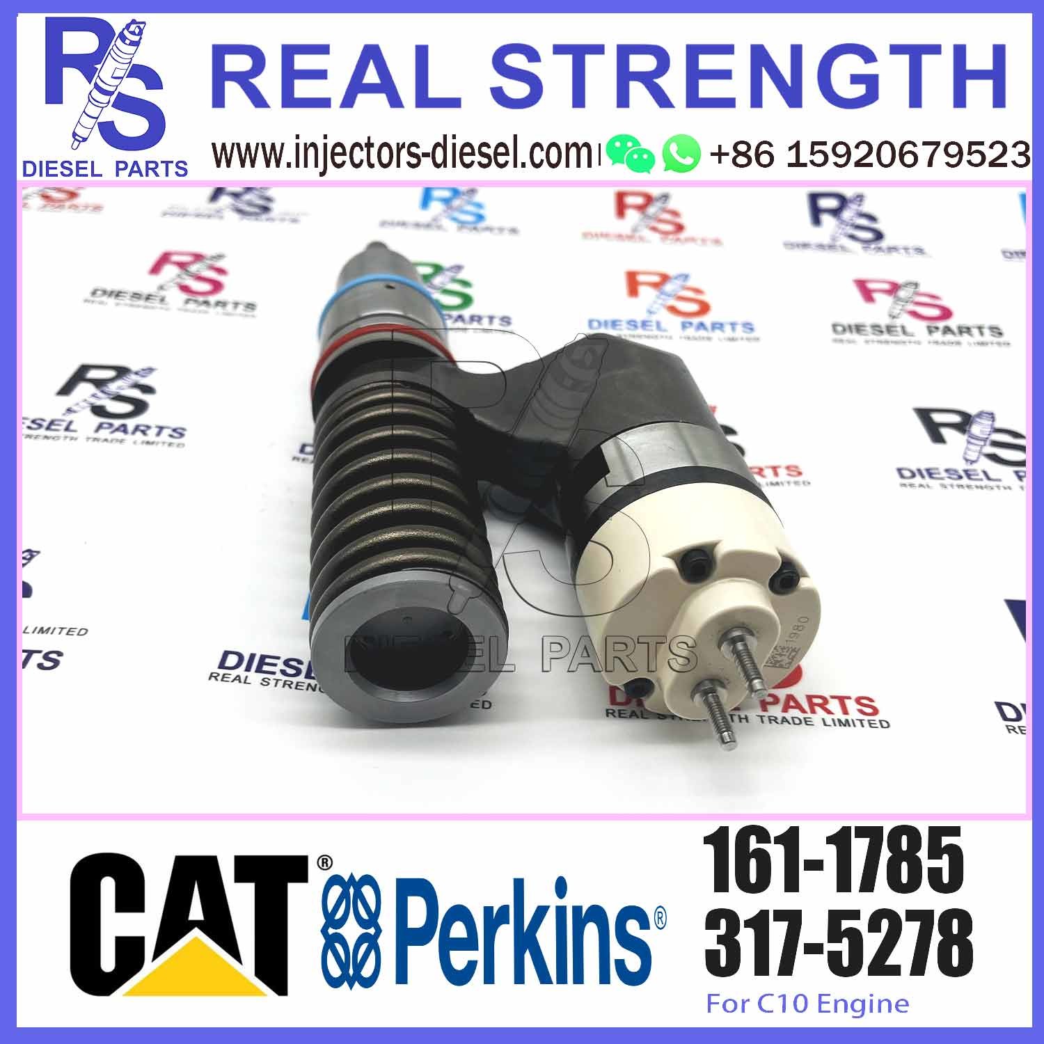 1611785 Common Rail Diesel Fuel Injector 161-1785 For Caterpillar C10 C12 Engine