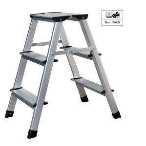 Wholesale Wide Pedal Aluminum Platform Step Ladder 3 Steps Stable Performance from china suppliers