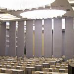 Polyester Fiber Fireproof Veneer Wooden Grooved Acoustic Panel Studio Room