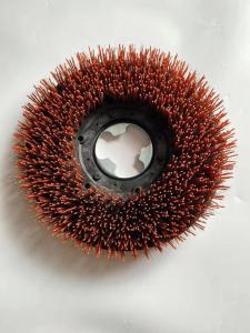 Wholesale 21 Inch Light Grit Disc Floor Scrubber Brush Red Nylon With Silicon Carbide from china suppliers