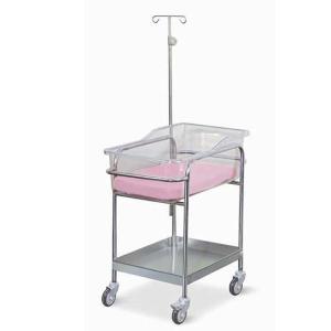 Wholesale High Strength Hospital Baby Crib Stainless Steel With Infusion Stand Mattress Hospital Baby Bed from china suppliers